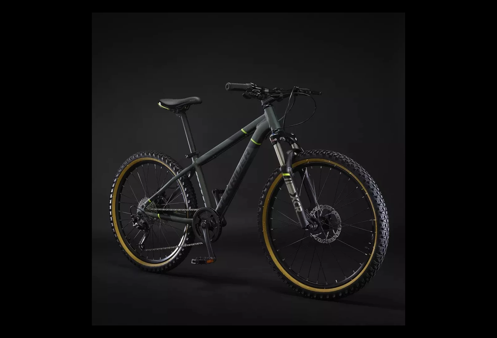 VTT ENFANT ROCKRIDER ST 920 24'' 9-12 ANS GRIS – Image 2