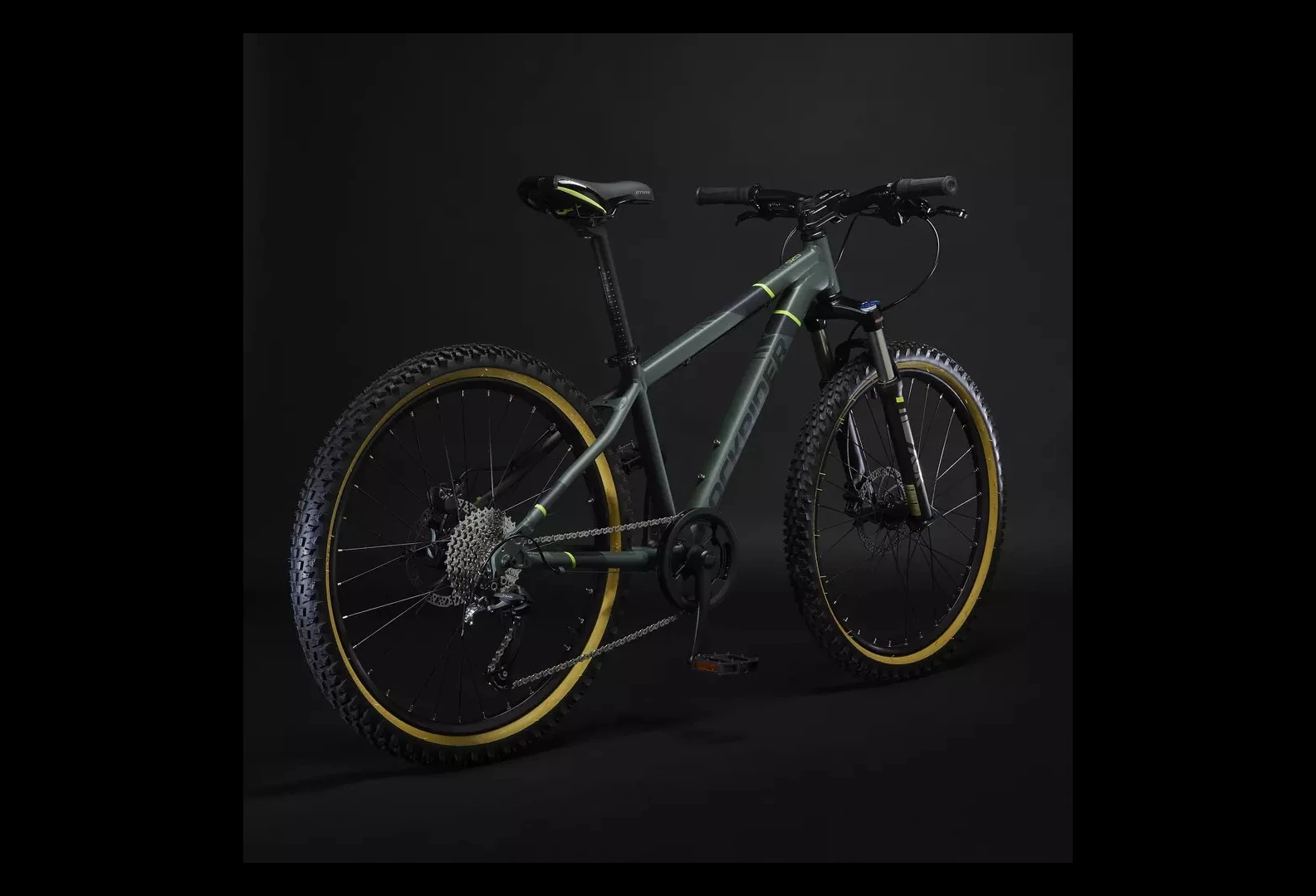 VTT ENFANT ROCKRIDER ST 920 24'' 9-12 ANS GRIS – Image 3