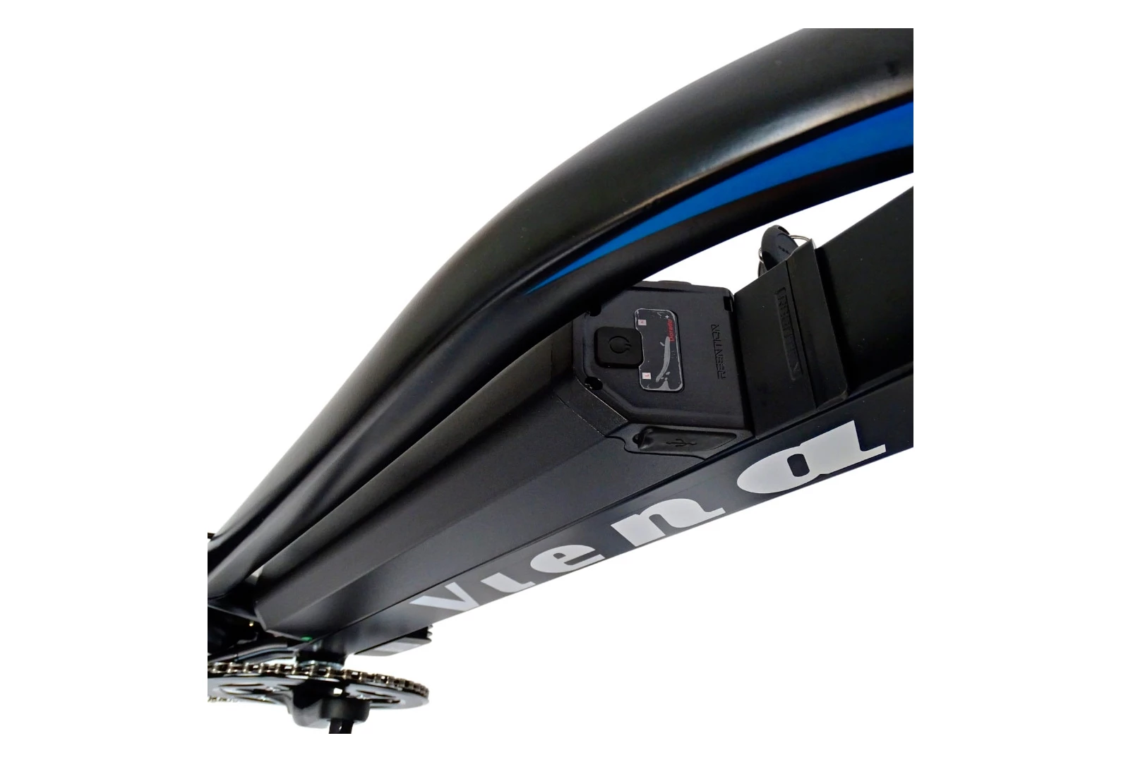 VTC ÉLECTRIQUE URBANBIKER VIENA 28'' TAILLE 49 BLEU – Image 4