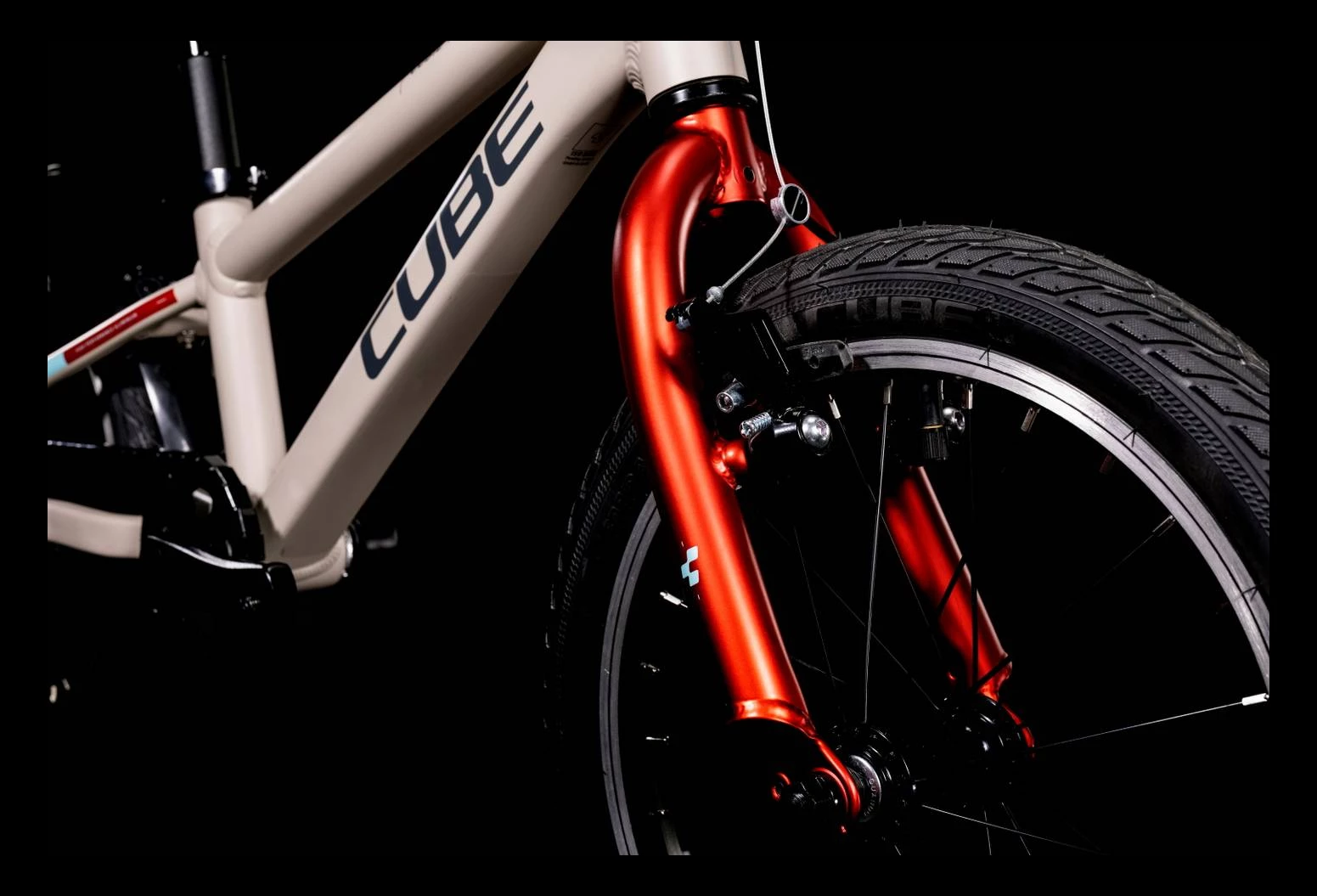 Cube Cubie 160 RT Single Speed 16'' Rouge 2022 3 - 5 Ans – Image 10