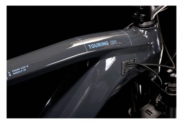 Vélo De Ville Électrique Cube Touring Hybrid One 400 Trapeze Gris – Image 7