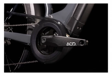 Vélo De Ville Électrique Cube Touring Hybrid One 400 Trapeze Gris – Image 8