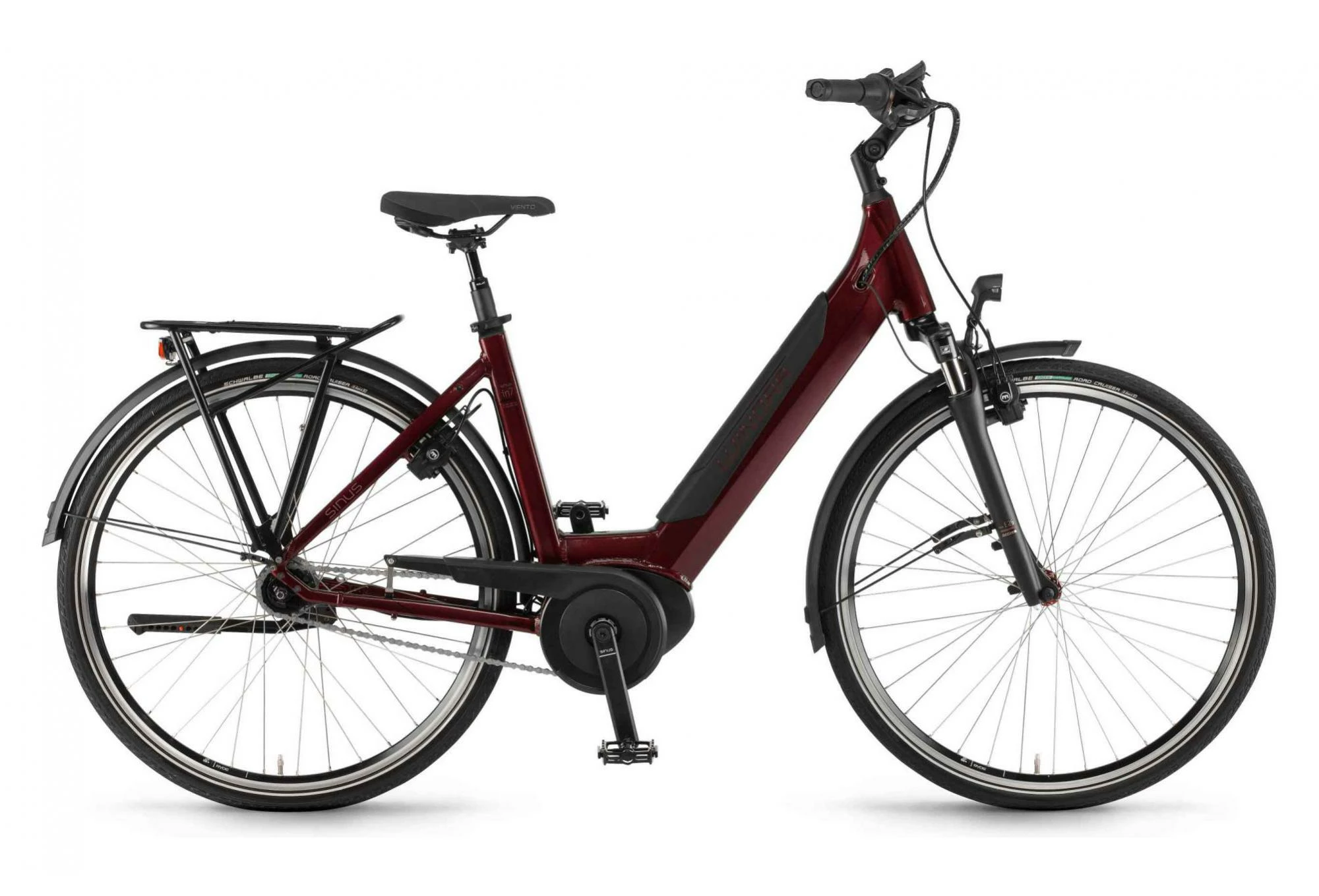 VÉLO DE VILLE ÉLECTRIQUE WINORA SINUS 28 '' ROUGE