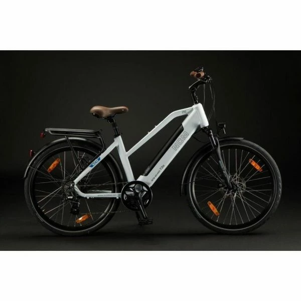 VÉLO ÉLECTRIQUE TREKKING NCM MILANO T3 - 36V 12AH 576WH - BLANC MAT – Image 2
