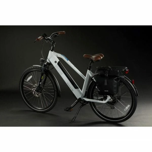 VÉLO ÉLECTRIQUE TREKKING NCM MILANO T3 - 36V 12AH 576WH - BLANC MAT – Image 4