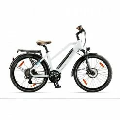 VÉLO ÉLECTRIQUE TREKKING NCM MILANO T3 - 36V 12AH 576WH - BLANC MAT
